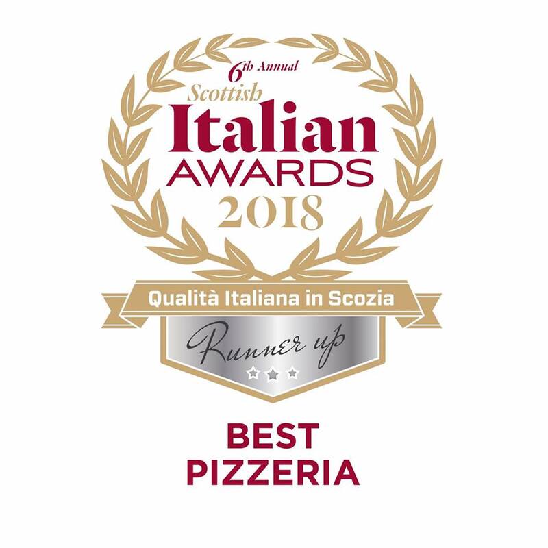 Caprice Restaurant "Best Pizzeria" award 2018