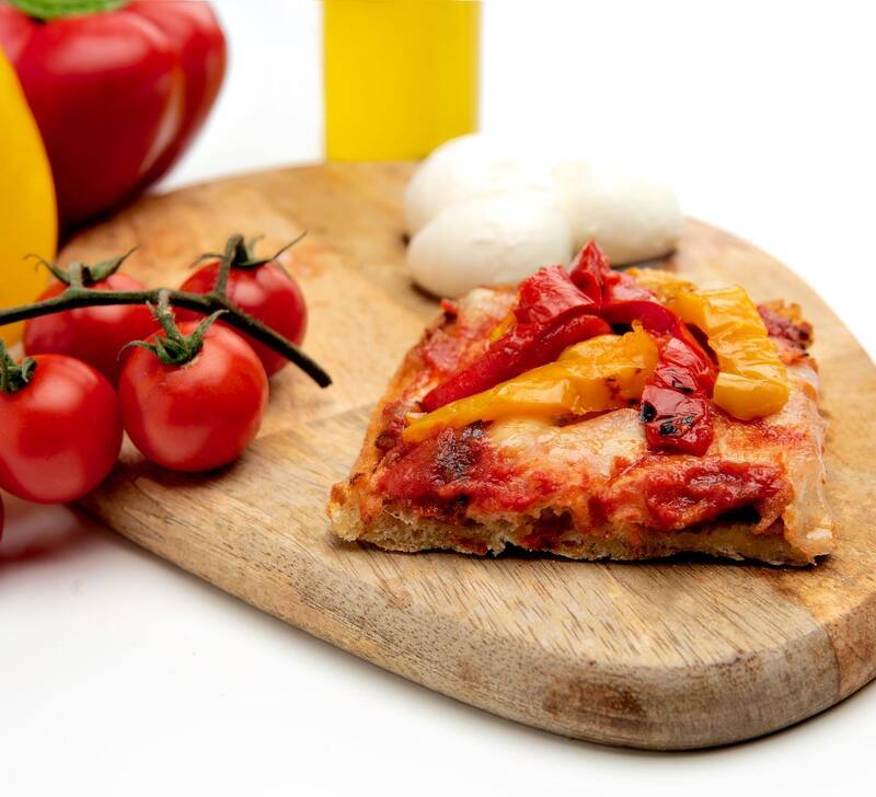 Square Grilled Peppers Pizza Delivery in Hampstead and Kentish Town