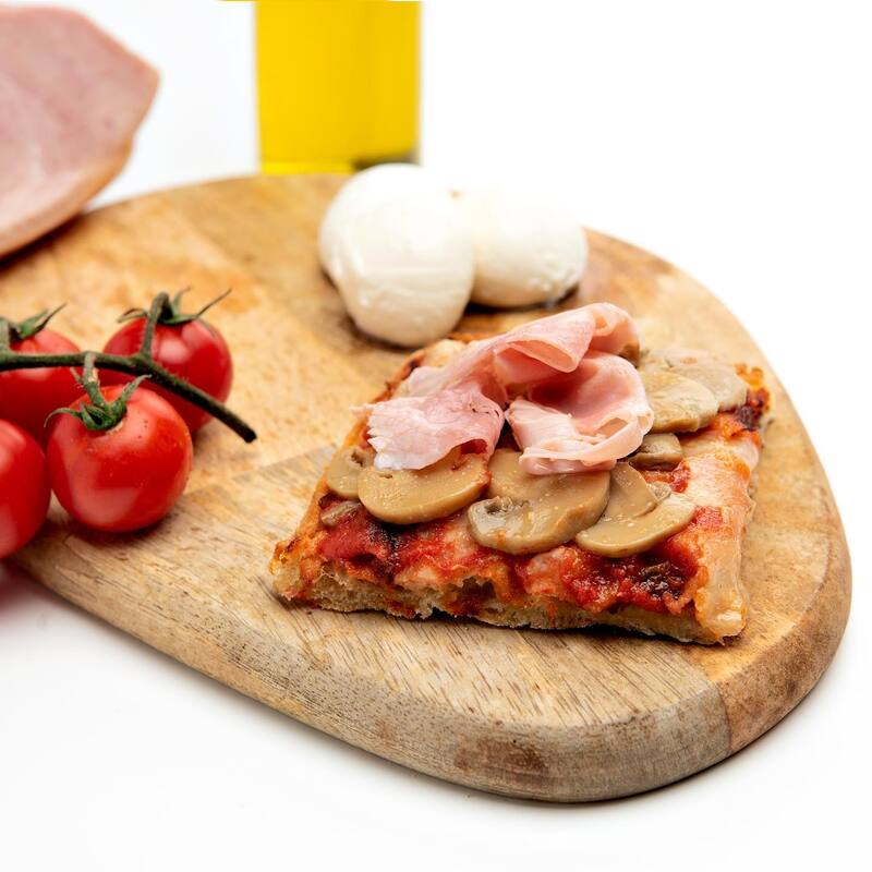 Square Ham and Mushroom Pizza Delivery in Primrose Hill and Kentish Town